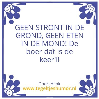 Tegeltje: Tegel