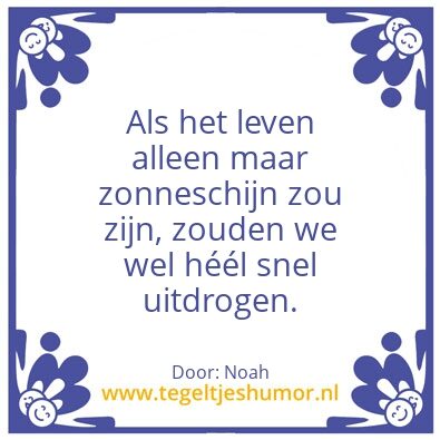 Tegeltje: Tegel