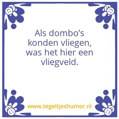 Tegeltje: dombo