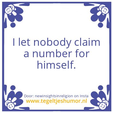Tegeltje: Changing the YOU !