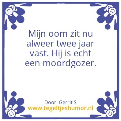 Tegeltje: Ik ben Gerrit
