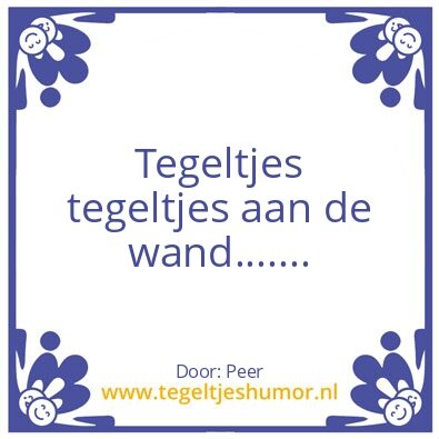 Tegeltje: X
