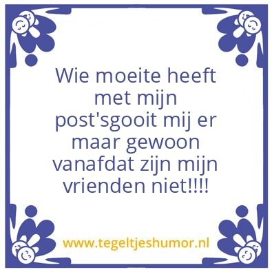 Tegeltje: Vriendschap
