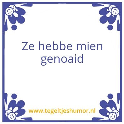 Tegeltje: Spieker
