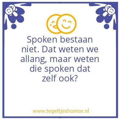 Tegeltje: Spoken