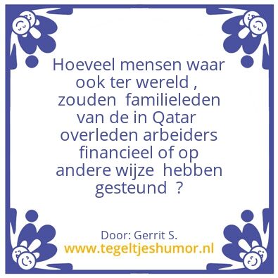 Tegeltje: Ik ben Gerrit.