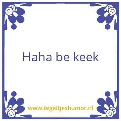 Tegeltje: Gezien