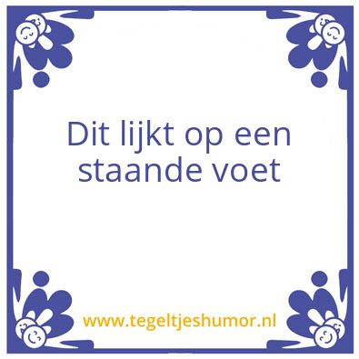 Tegeltje: Tegeltje