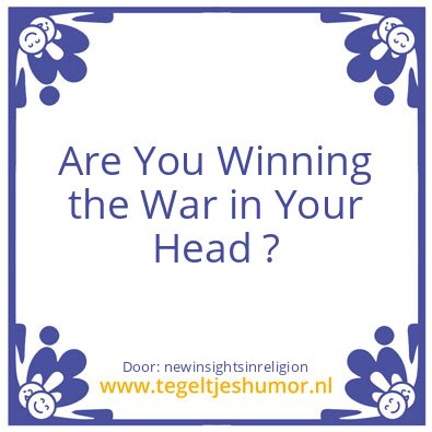Tegeltje: War