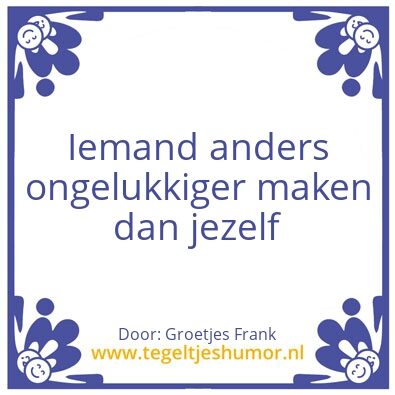 Tegeltje: Toppunt van gelukkige zijn