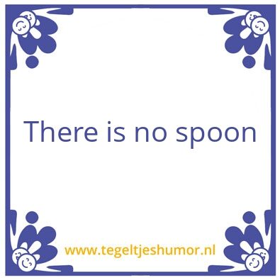 Tegeltje: TDW