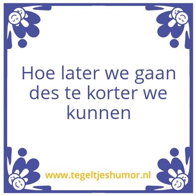 Tegeltje: Latee