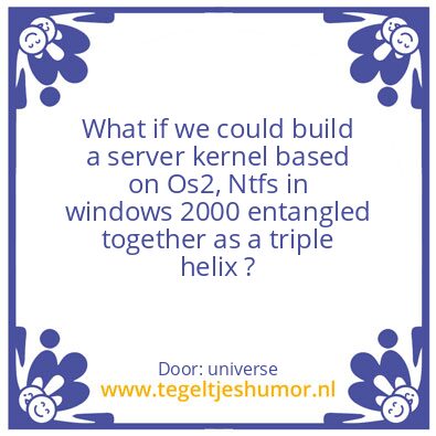 Tegeltje: Universe