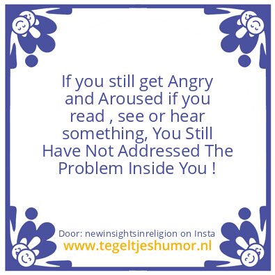 Tegeltje: Angry and Aroused ?