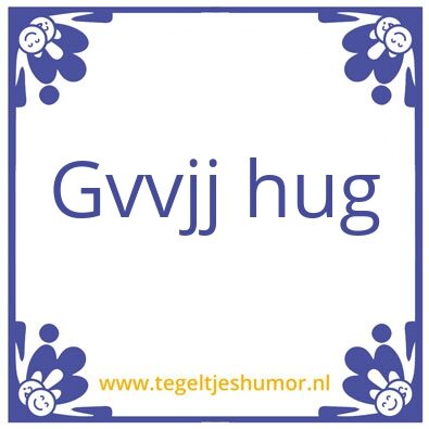 Tegeltje: Gggg