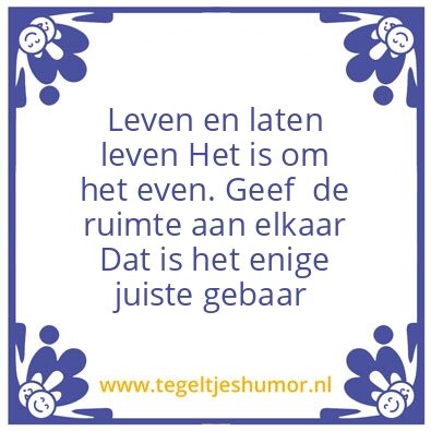 Tegeltje: Spreuken