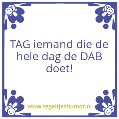 Tegeltje: DAB