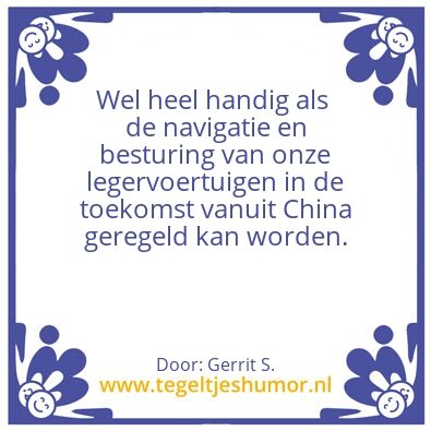 Tegeltje: Ik ben Gerrit.