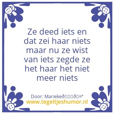 Tegeltje: Marieke