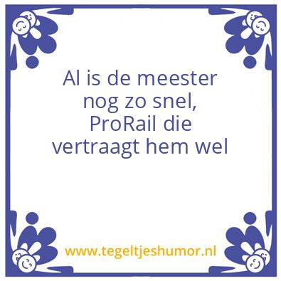 Tegeltje: ProRail