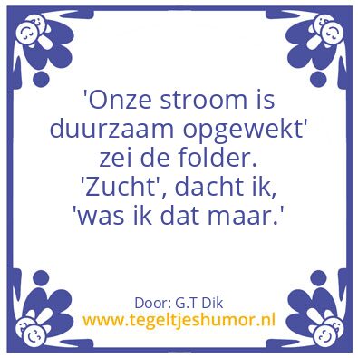 Tegeltje: Stroom
