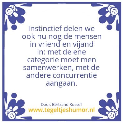 Tegeltje: Samenwerken