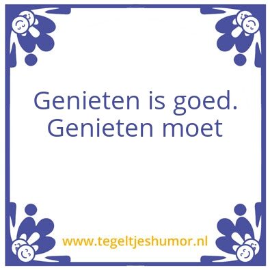 Tegeltje: Vakantie Pieter&Jopie