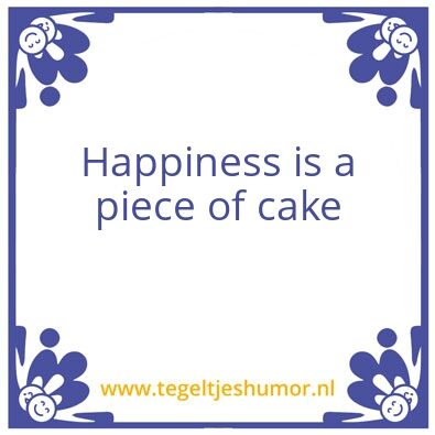 Tegeltje: Tegel