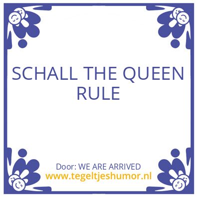 Tegeltje: AL IS WELL