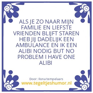 Tegeltje: Love