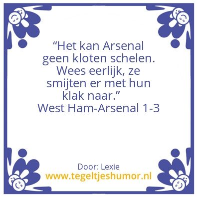 Tegeltje: West Ham