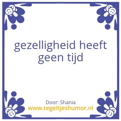 Tegeltje: Shania