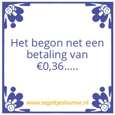 Tegeltje: Buro Fraude aanpak