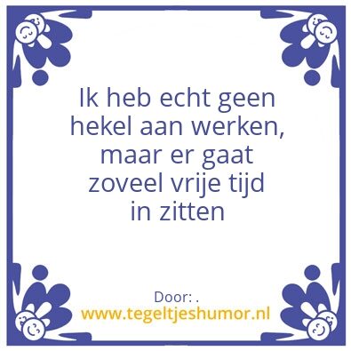 Tegeltje: .