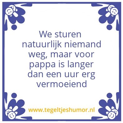 Tegeltje: Visty