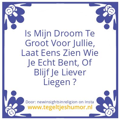 Tegeltje: Dreamer
