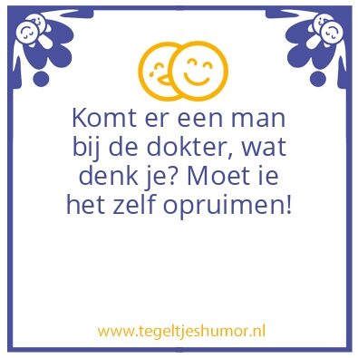 Tegeltje: dokter Bernhard