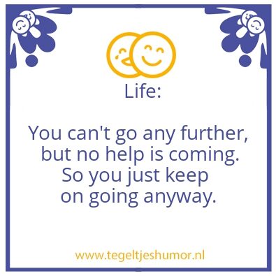 Tegeltje: lif
