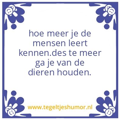 Tegeltje: mensen