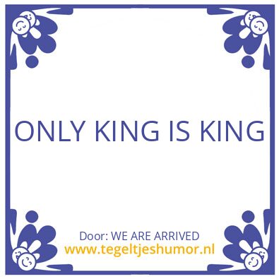 Tegeltje: AL IS WELL