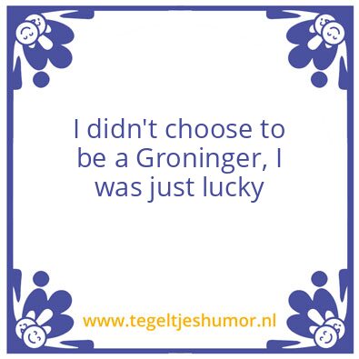 Tegeltje: Geluk