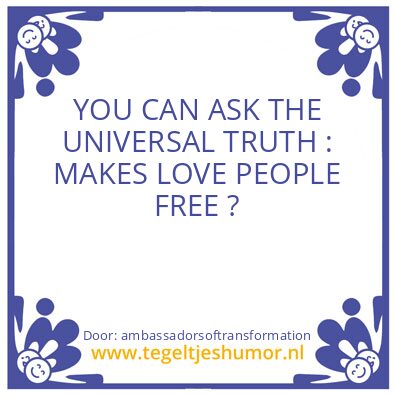 Tegeltje: YOU CAN ASK