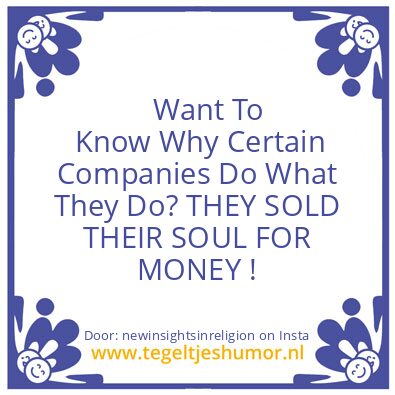 Tegeltje: I’ll spill the beans for you !
