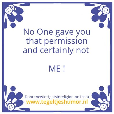 Tegeltje: Now You Know
