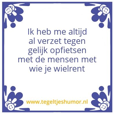 Tegeltje: Wijsheden van De Schepper