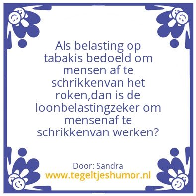 Tegeltje: Werken
