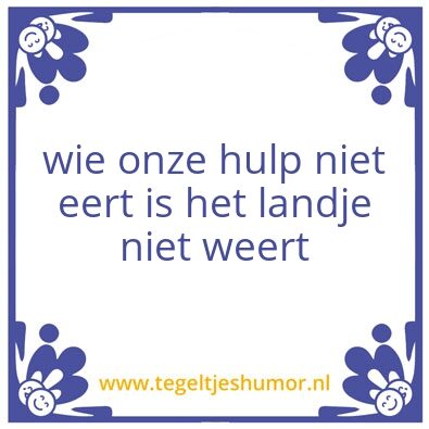 Tegeltje: gast vrijheid