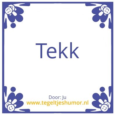 Tegeltje: Ja