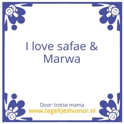 Tegeltje: mijn schatjes