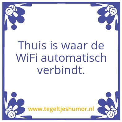 Tegeltje: gesproken